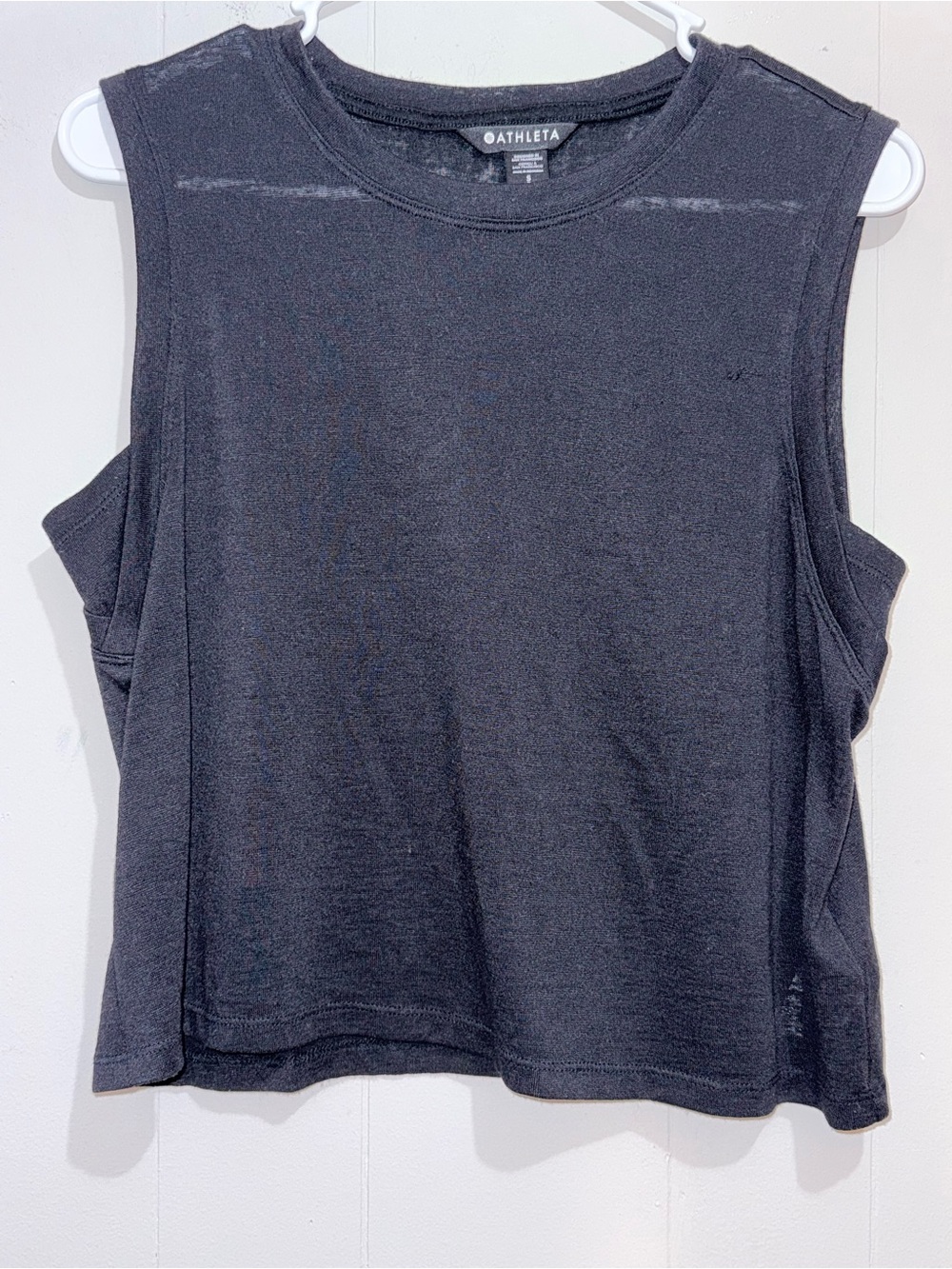 Athleta Breezy Muscle Tank in Black - Size S Petite